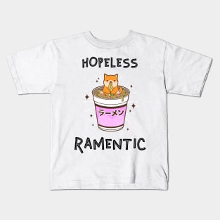 HOPELESS RAMENTIC Kids T-Shirt